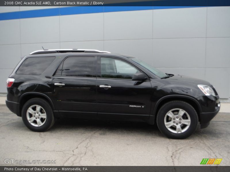 Carbon Black Metallic / Ebony 2008 GMC Acadia SLE AWD
