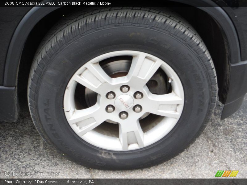 Carbon Black Metallic / Ebony 2008 GMC Acadia SLE AWD