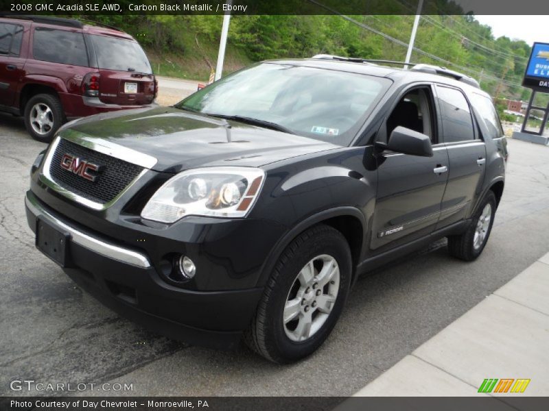 Carbon Black Metallic / Ebony 2008 GMC Acadia SLE AWD