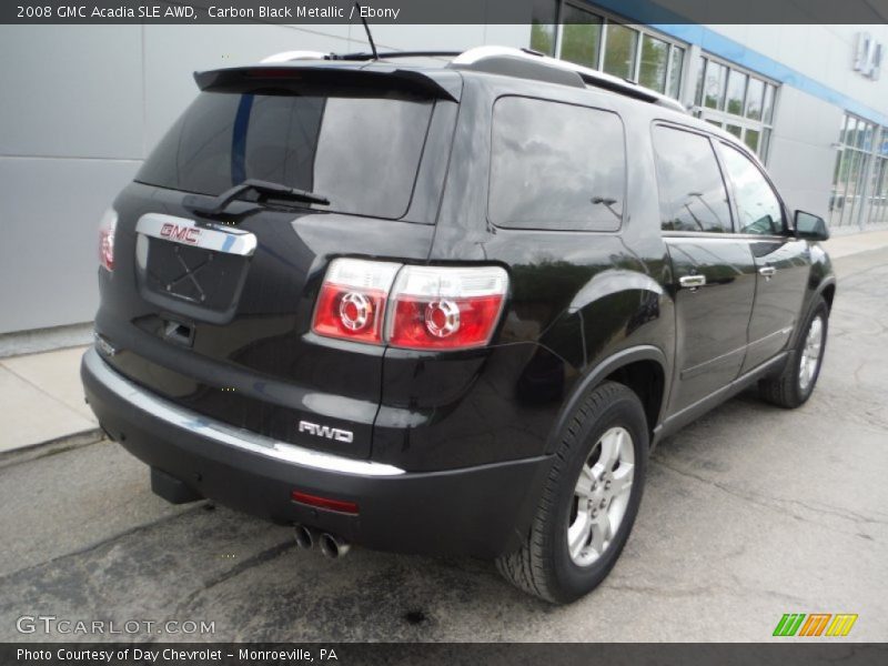 Carbon Black Metallic / Ebony 2008 GMC Acadia SLE AWD