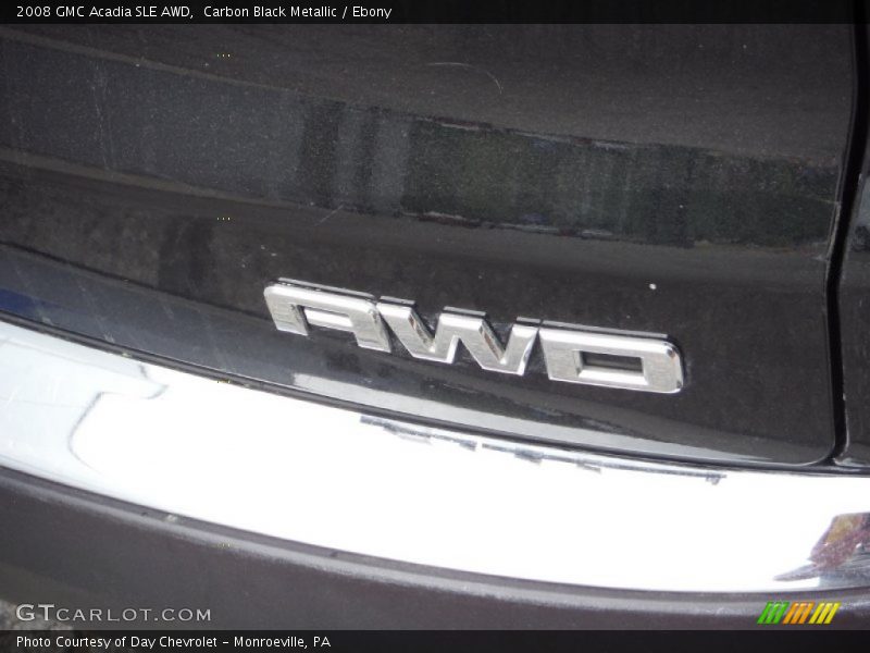 Carbon Black Metallic / Ebony 2008 GMC Acadia SLE AWD