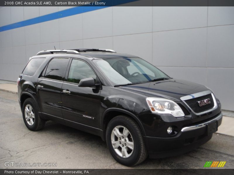 Carbon Black Metallic / Ebony 2008 GMC Acadia SLE AWD