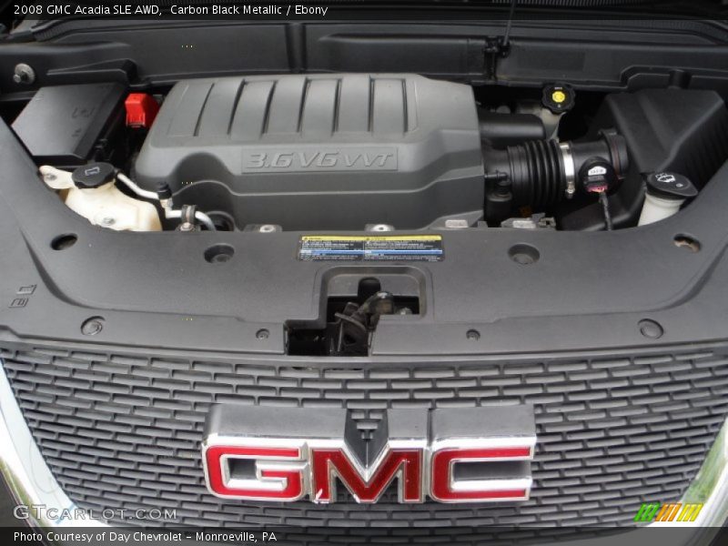 Carbon Black Metallic / Ebony 2008 GMC Acadia SLE AWD