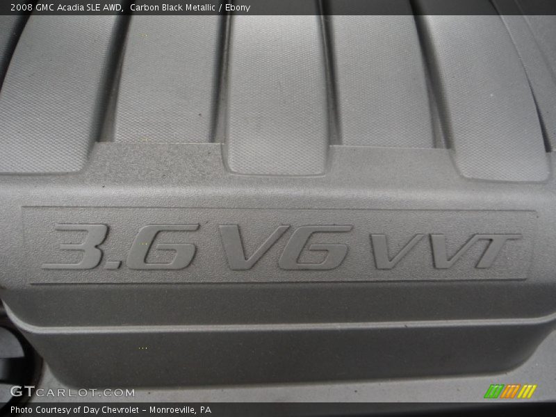Carbon Black Metallic / Ebony 2008 GMC Acadia SLE AWD