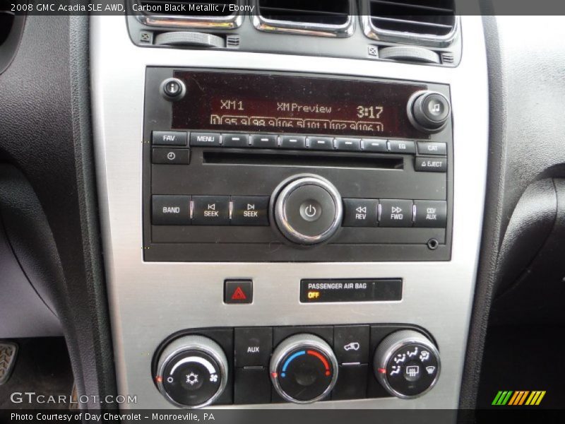 Carbon Black Metallic / Ebony 2008 GMC Acadia SLE AWD