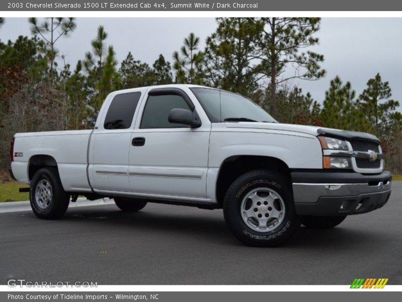Summit White / Dark Charcoal 2003 Chevrolet Silverado 1500 LT Extended Cab 4x4
