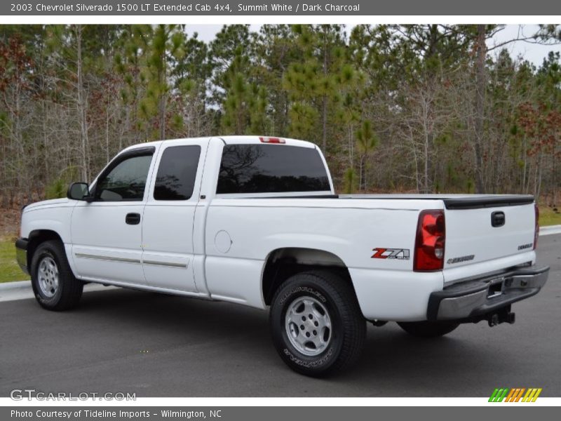 Summit White / Dark Charcoal 2003 Chevrolet Silverado 1500 LT Extended Cab 4x4