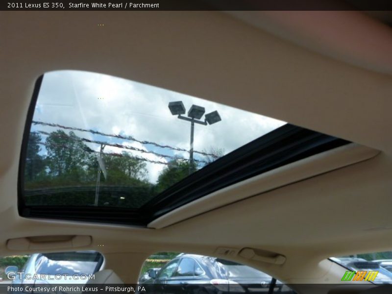 Starfire White Pearl / Parchment 2011 Lexus ES 350