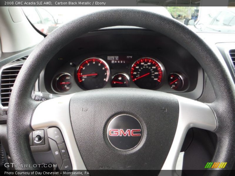 Carbon Black Metallic / Ebony 2008 GMC Acadia SLE AWD