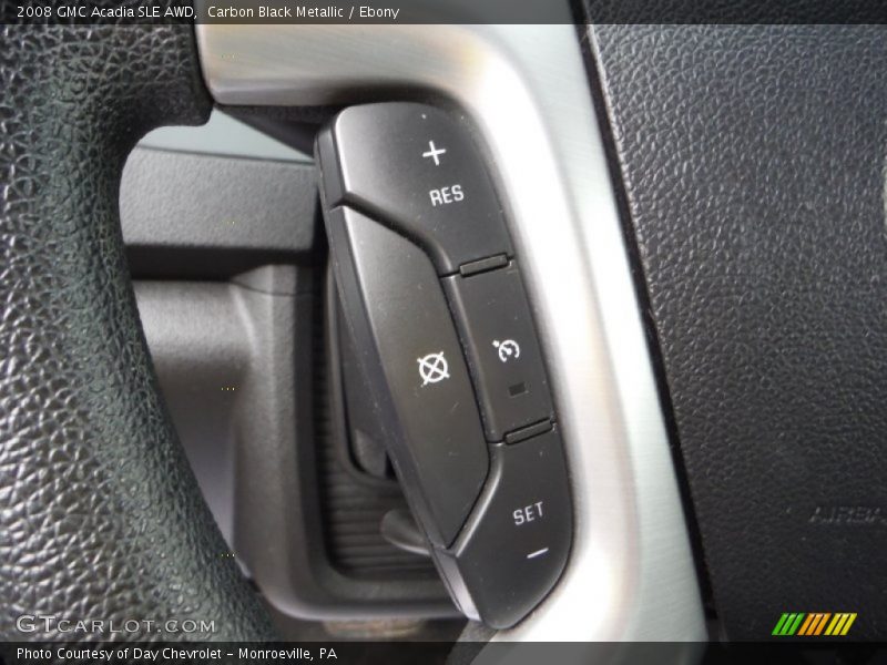 Carbon Black Metallic / Ebony 2008 GMC Acadia SLE AWD
