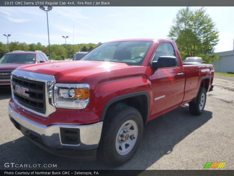 Fire Red / Jet Black 2015 GMC Sierra 1500 Regular Cab 4x4