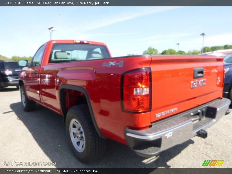 Fire Red / Jet Black 2015 GMC Sierra 1500 Regular Cab 4x4