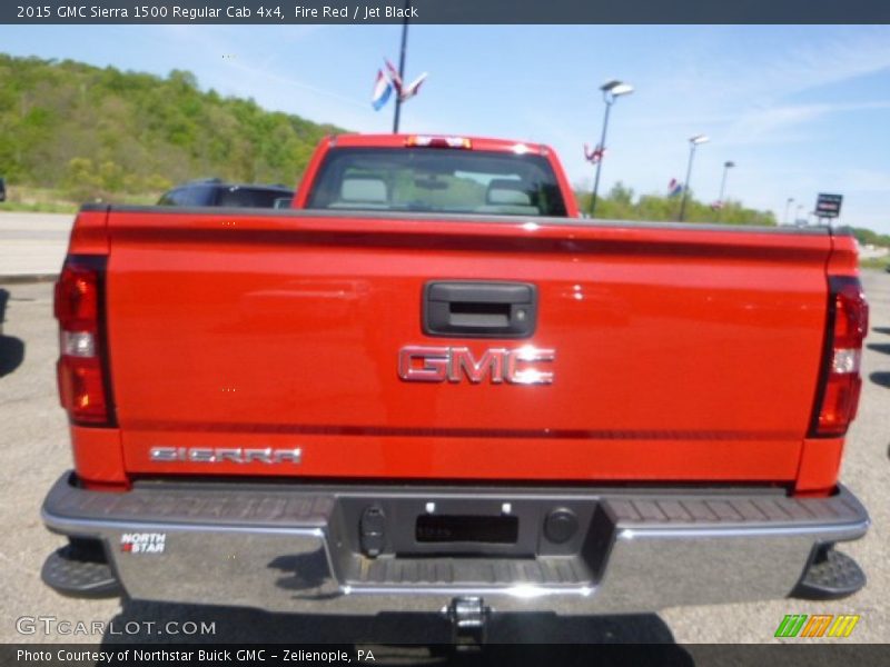 Fire Red / Jet Black 2015 GMC Sierra 1500 Regular Cab 4x4