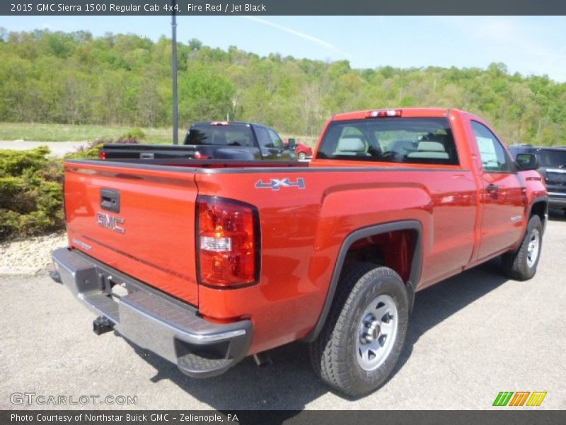 Fire Red / Jet Black 2015 GMC Sierra 1500 Regular Cab 4x4