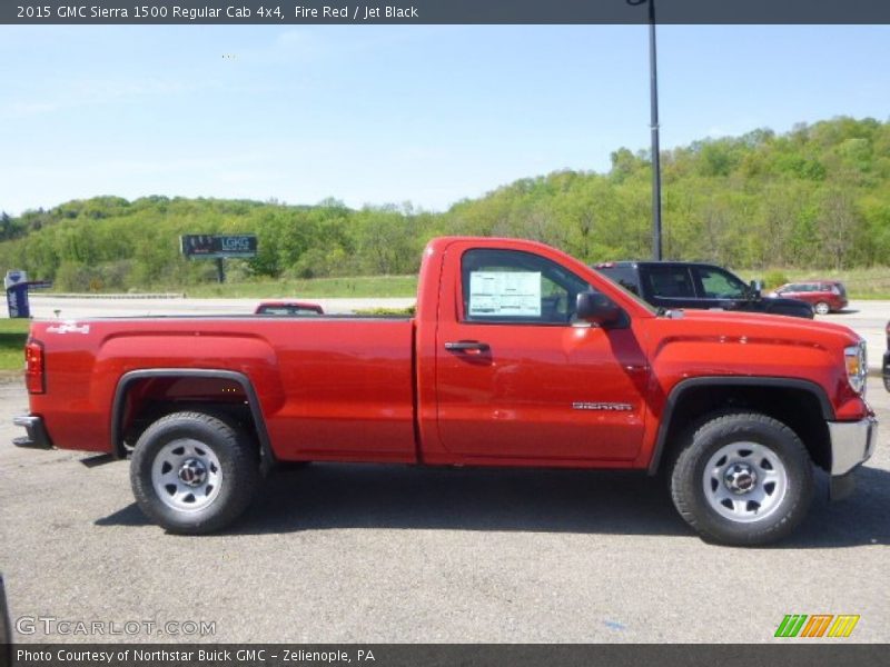 Fire Red / Jet Black 2015 GMC Sierra 1500 Regular Cab 4x4