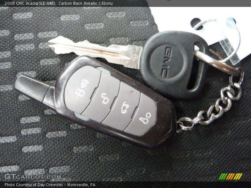Carbon Black Metallic / Ebony 2008 GMC Acadia SLE AWD