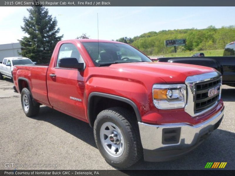 Fire Red / Jet Black 2015 GMC Sierra 1500 Regular Cab 4x4
