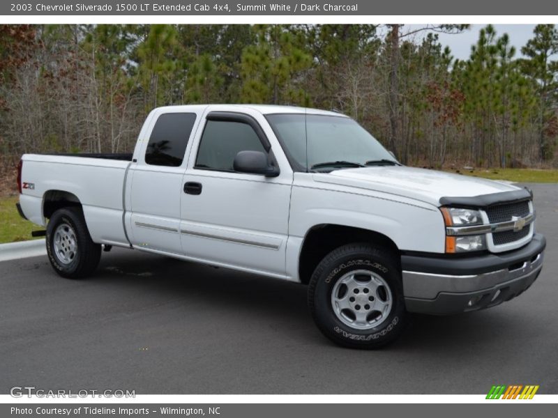 Summit White / Dark Charcoal 2003 Chevrolet Silverado 1500 LT Extended Cab 4x4