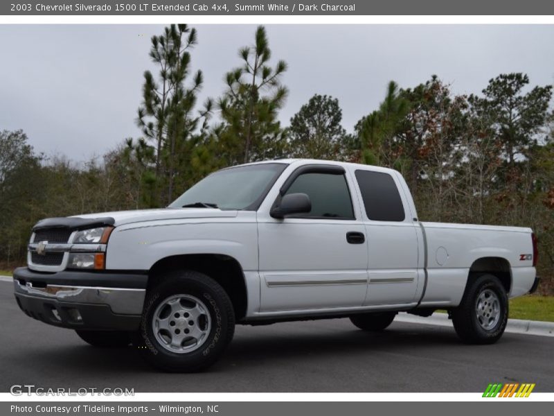 Summit White / Dark Charcoal 2003 Chevrolet Silverado 1500 LT Extended Cab 4x4