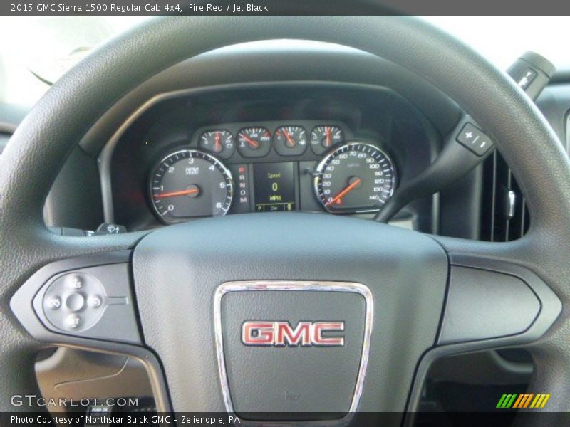 Fire Red / Jet Black 2015 GMC Sierra 1500 Regular Cab 4x4