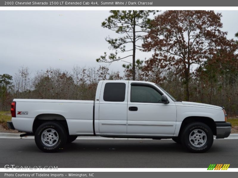 Summit White / Dark Charcoal 2003 Chevrolet Silverado 1500 LT Extended Cab 4x4
