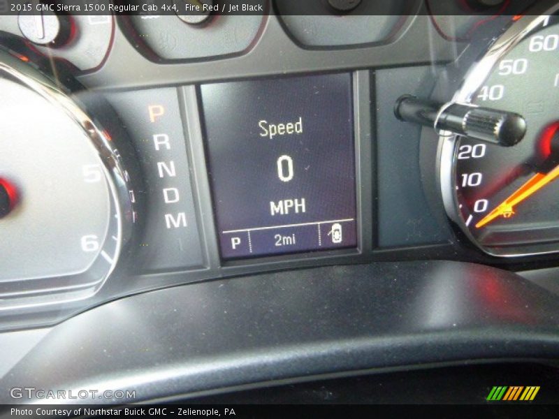 Fire Red / Jet Black 2015 GMC Sierra 1500 Regular Cab 4x4