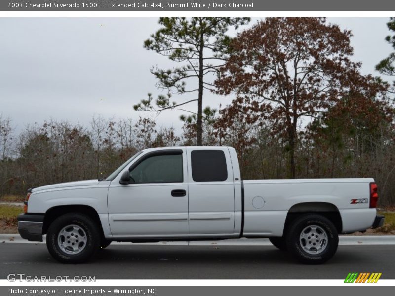 Summit White / Dark Charcoal 2003 Chevrolet Silverado 1500 LT Extended Cab 4x4