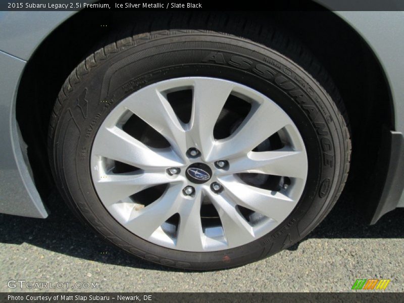 Ice Silver Metallic / Slate Black 2015 Subaru Legacy 2.5i Premium