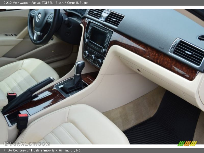 Black / Cornsilk Beige 2012 Volkswagen Passat TDI SEL