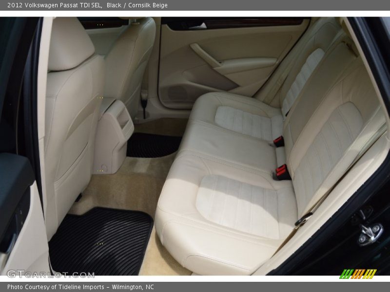 Black / Cornsilk Beige 2012 Volkswagen Passat TDI SEL