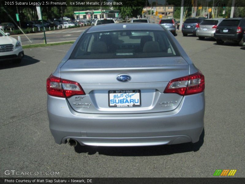 Ice Silver Metallic / Slate Black 2015 Subaru Legacy 2.5i Premium
