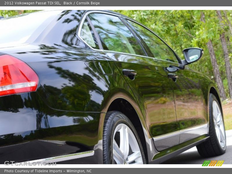 Black / Cornsilk Beige 2012 Volkswagen Passat TDI SEL