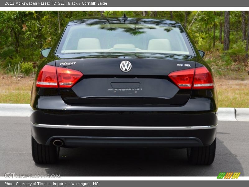 Black / Cornsilk Beige 2012 Volkswagen Passat TDI SEL