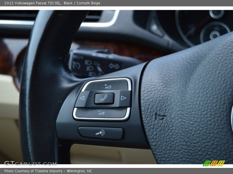 Black / Cornsilk Beige 2012 Volkswagen Passat TDI SEL