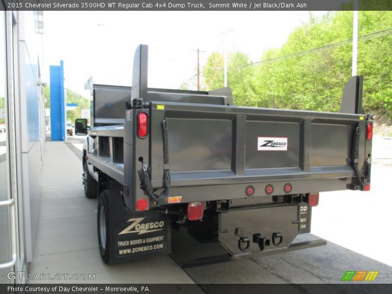 Summit White / Jet Black/Dark Ash 2015 Chevrolet Silverado 3500HD WT Regular Cab 4x4 Dump Truck