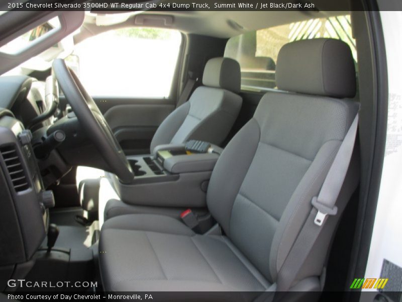 Summit White / Jet Black/Dark Ash 2015 Chevrolet Silverado 3500HD WT Regular Cab 4x4 Dump Truck