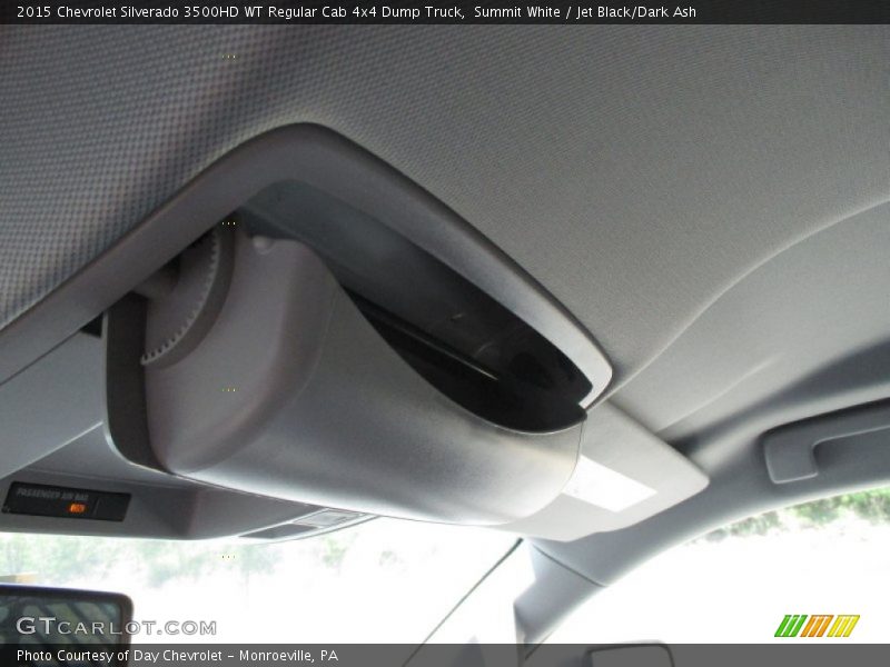 Summit White / Jet Black/Dark Ash 2015 Chevrolet Silverado 3500HD WT Regular Cab 4x4 Dump Truck