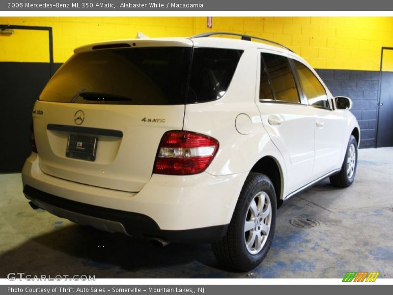 Alabaster White / Macadamia 2006 Mercedes-Benz ML 350 4Matic