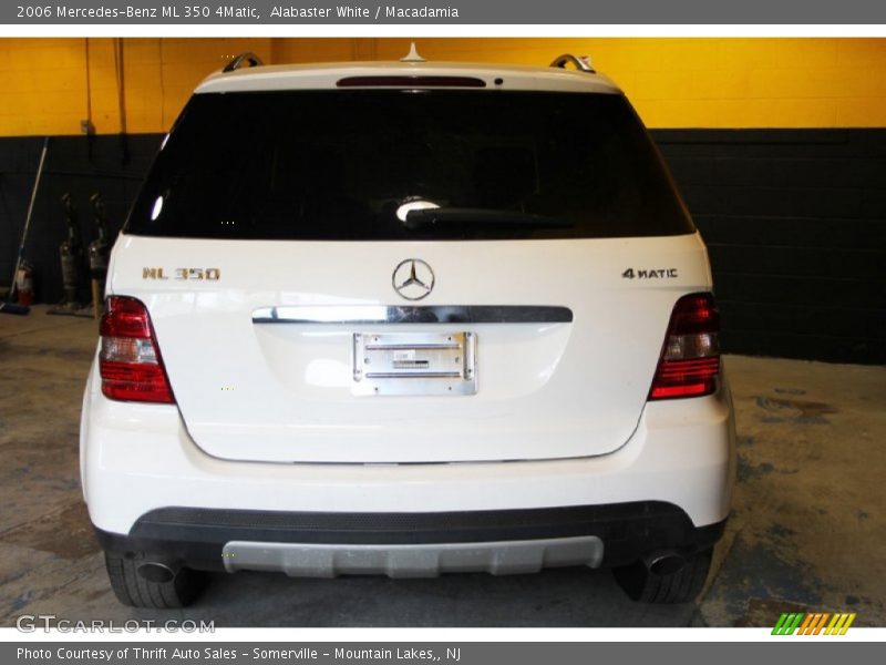 Alabaster White / Macadamia 2006 Mercedes-Benz ML 350 4Matic