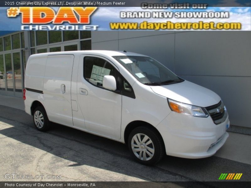 Designer White / Medium Pewter 2015 Chevrolet City Express LT