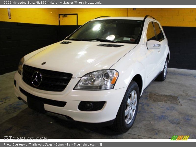 Alabaster White / Macadamia 2006 Mercedes-Benz ML 350 4Matic