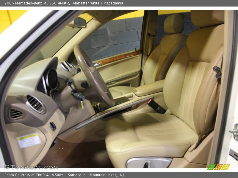 Alabaster White / Macadamia 2006 Mercedes-Benz ML 350 4Matic