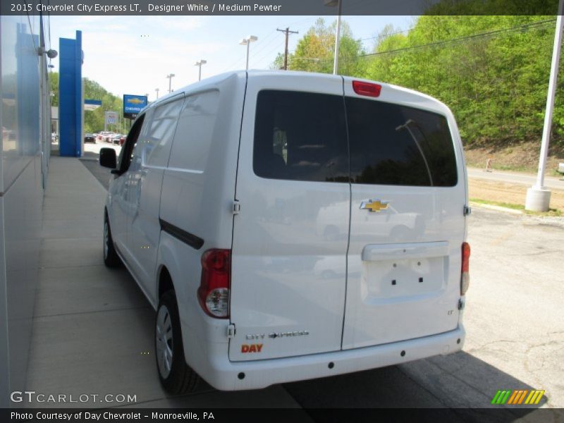 Designer White / Medium Pewter 2015 Chevrolet City Express LT