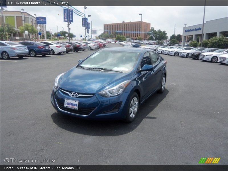 Blue / Gray 2016 Hyundai Elantra SE