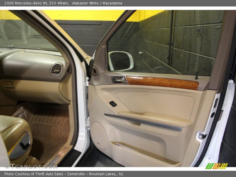 Alabaster White / Macadamia 2006 Mercedes-Benz ML 350 4Matic
