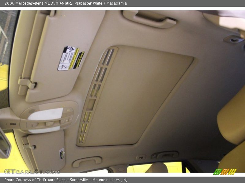 Alabaster White / Macadamia 2006 Mercedes-Benz ML 350 4Matic