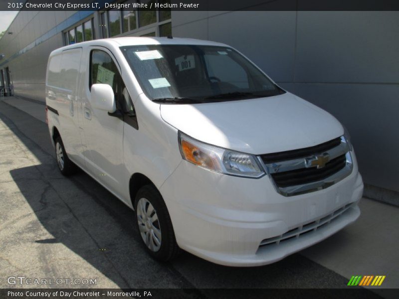 Designer White / Medium Pewter 2015 Chevrolet City Express LT