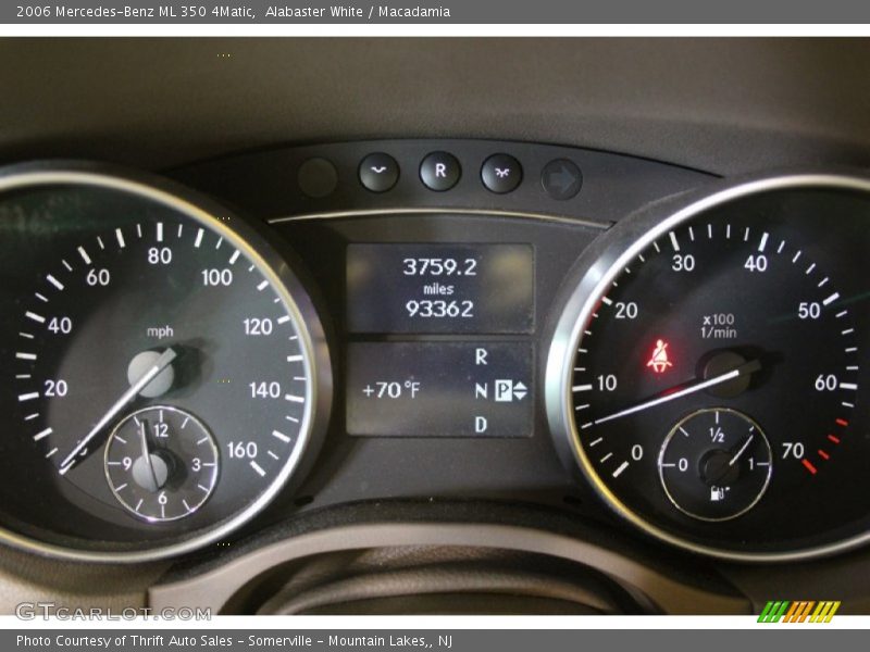 Alabaster White / Macadamia 2006 Mercedes-Benz ML 350 4Matic