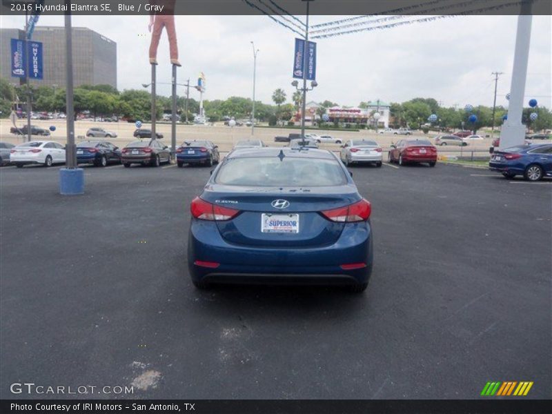 Blue / Gray 2016 Hyundai Elantra SE