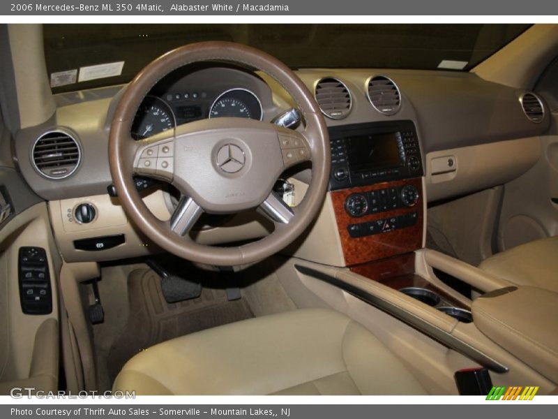 Alabaster White / Macadamia 2006 Mercedes-Benz ML 350 4Matic